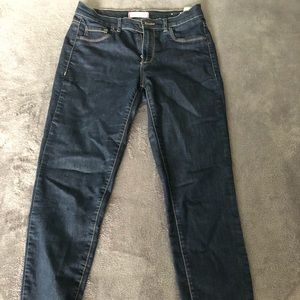 dark blue jeans from Garage